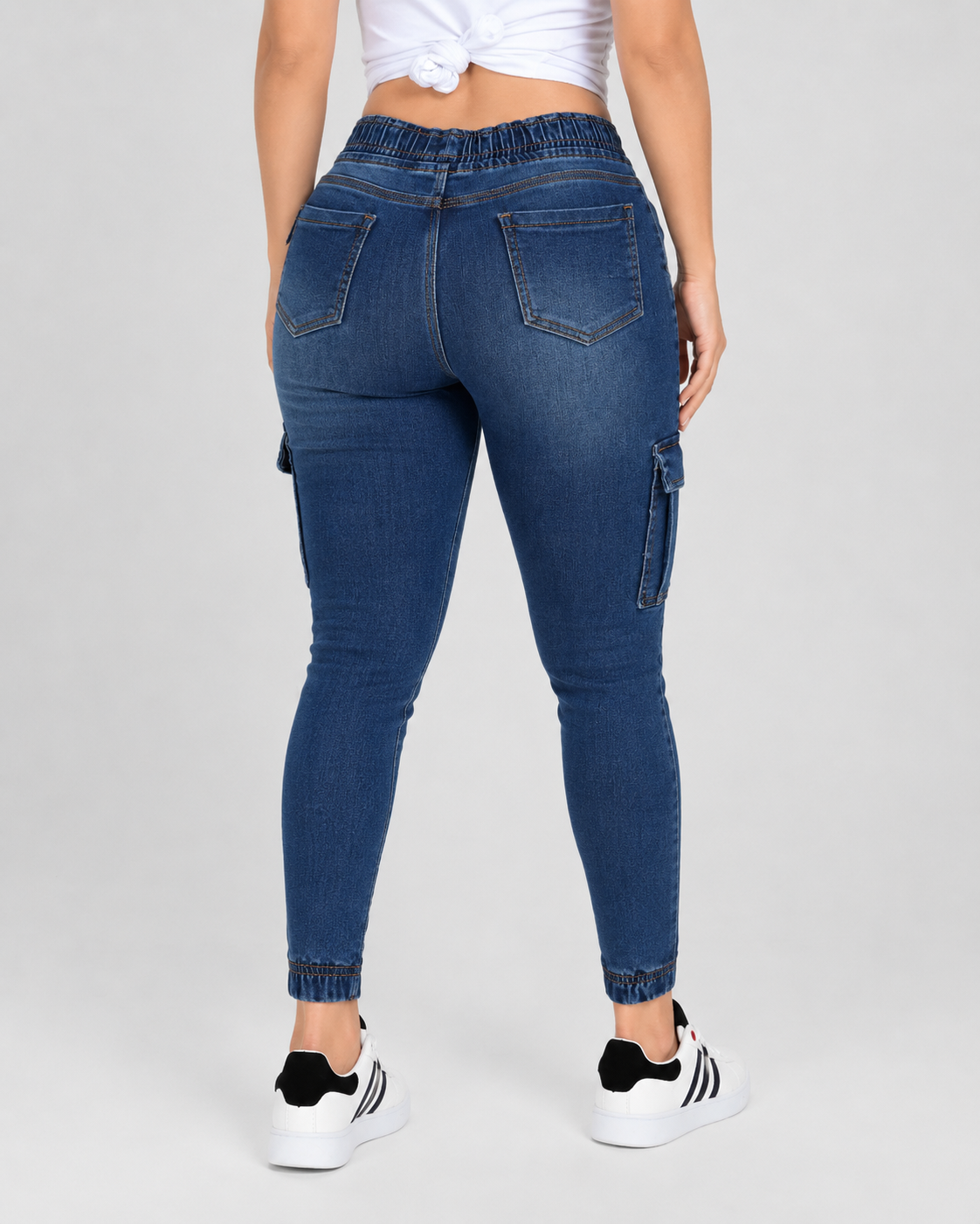 Jogger de Mezclilla Itzi 463 Azul