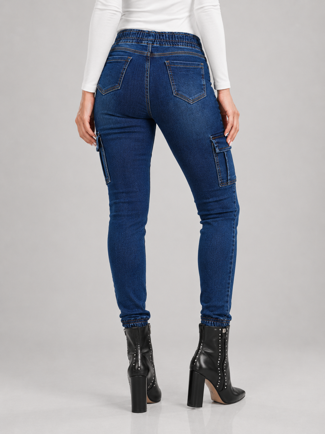 Jogger de mezclilla Itzi 463 azul