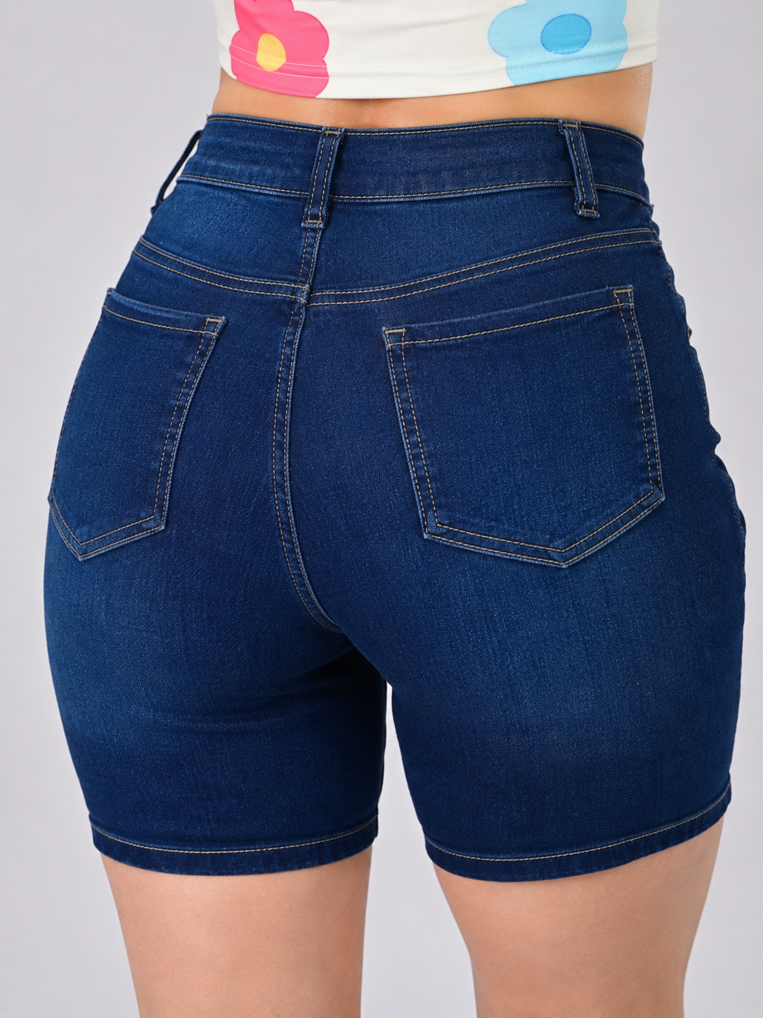 Short De Mezclilla De Dama Corte Colombiano Itzi Jeans 145