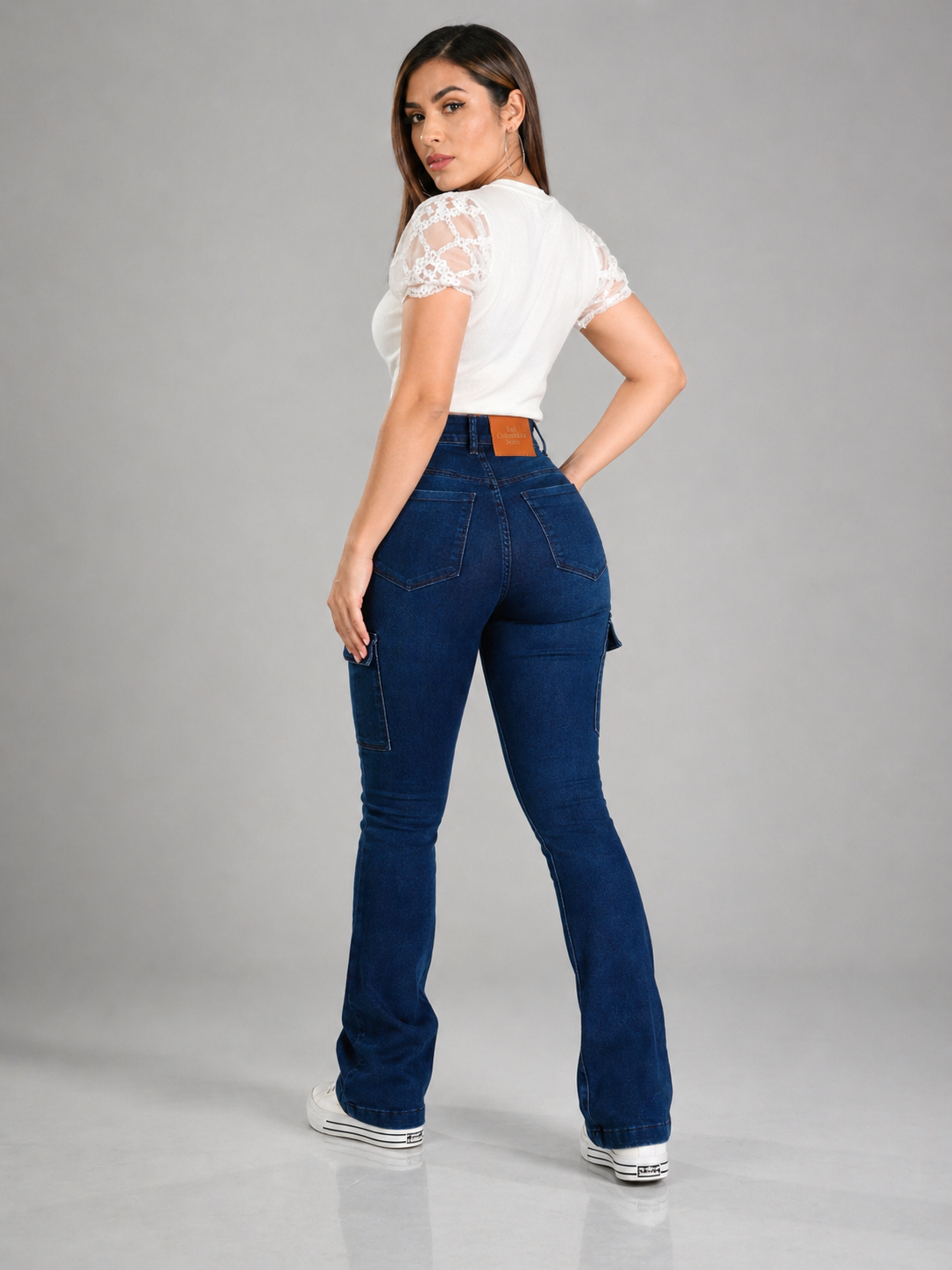 PANTALON DE MEZCLILLA ACAMPANADO CARGO 511