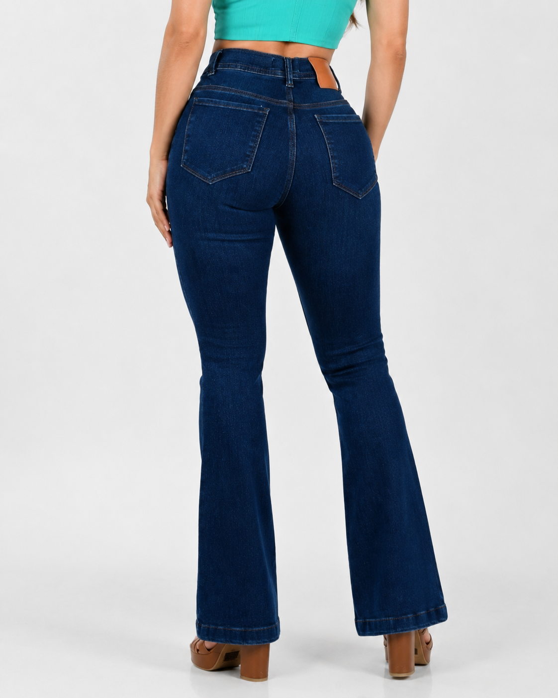 Pantalon De Mezclilla Acampanado 518