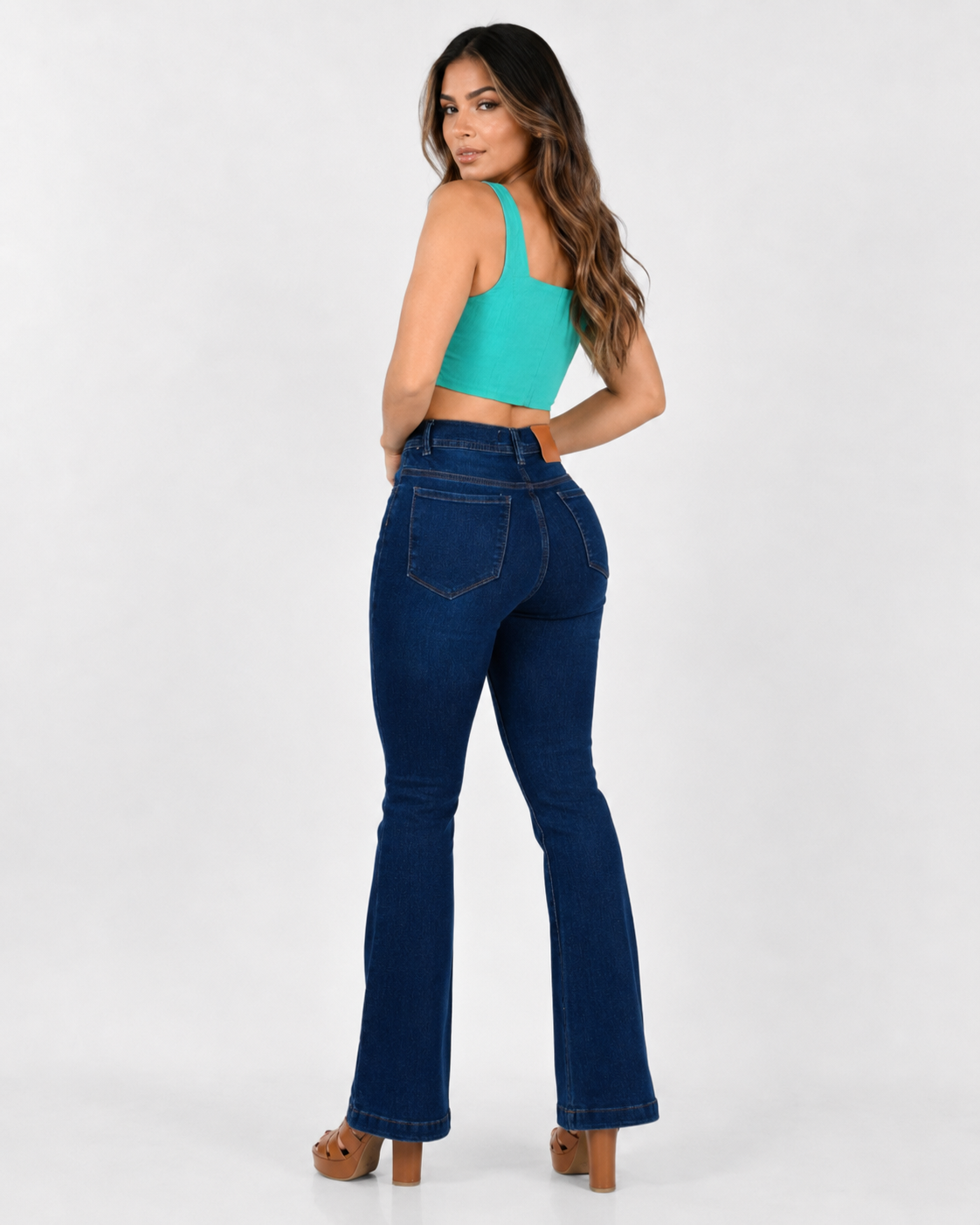 Pantalon De Mezclilla Acampanado 518