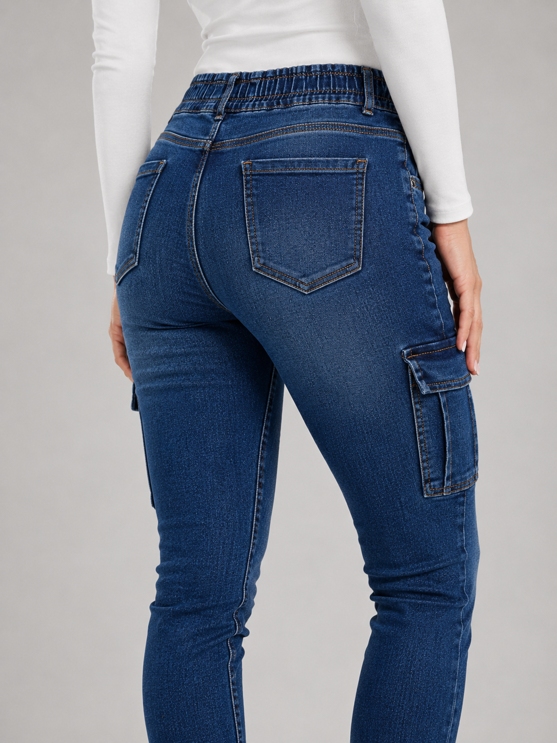 Jogger de mezclilla Itzi 463 azul